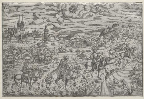 The Arrest of Jerome Baumgaertner, Doctor of Nurnberg. Creator: Mathis Zündt (German, c. 1498-1572).