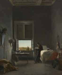 The Artist in His Room at the Villa Medici, Rome, 1817. Creator: Léon Cogniet (French, 1794-1880).