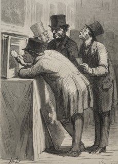 The Auction Room: The Amateur. Creator: Honoré Daumier (French, 1808-1879).