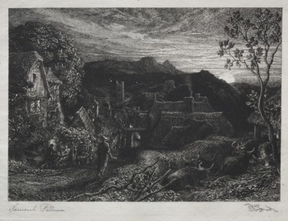 The Bellman, 1879. Creator: Samuel Palmer (British, 1805-1881).