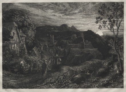The Bellman, 1879. Creator: Samuel Palmer (British, 1805-1881).