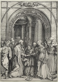 The Betrothal of the Virgin, c. 1504-1505. Creator: Albrecht Dürer (German, 1471-1528).