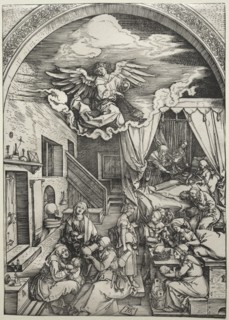 The Birth of the Virgin, c. 1503-1504. Creator: Albrecht Dürer (German, 1471-1528).
