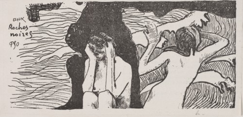 The Black Rocks. Creator: Paul Gauguin (French, 1848-1903).
