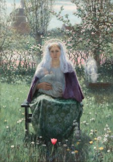 The Blessed Mother, 1892. Creator: George Hitchcock (American, 1850-1913).