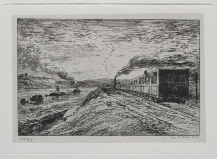 The Boat Trip: The Departure (The Return), 1861. Creator: Charles François Daubigny (French, 1817-1878).