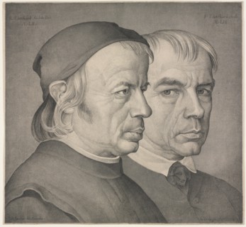 The Brothers Eberhard, 1822. Creator: Johann Anton Ramboux (German, 1790-1866).