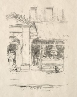 The Butcher's Dog, 1896. Creator: James McNeill Whistler (American, 1834-1903).
