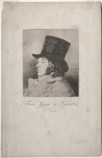 The Caprichos: Portrait of Goya. Creator: Francisco de Goya (Spanish, 1746-1828).