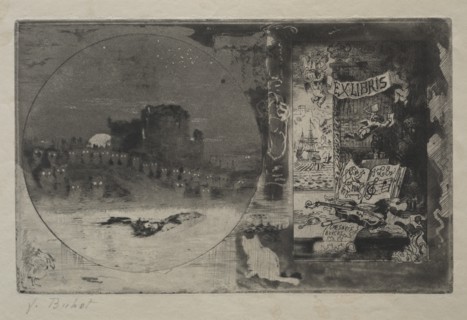 The Castle of the Owls, 1887. Creator: Félix Hilaire Buhot (French, 1847-1898).