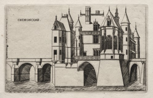 The Chateau of Chenonceau, 1856. Creator: Charles Meryon (French, 1821-1868).