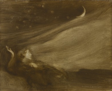 The Contemplator, 1901. Creator: Eugène Carrière (French, 1849-1906).