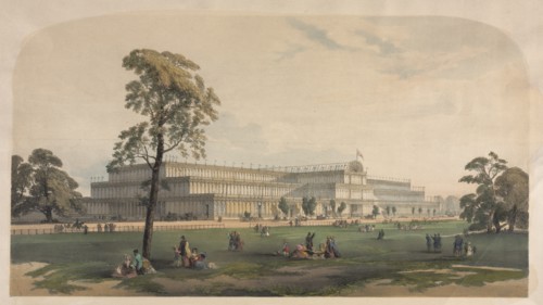 The Crystal Palace, c. 1850. Creator: Joseph Nash (British, 1808-1878), possibly by.