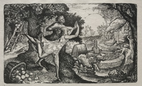 The Cyder Feast: A Vision of Joy and Thanksgiving, 1829. Creator: Edward Calvert (British, 1799-1883).