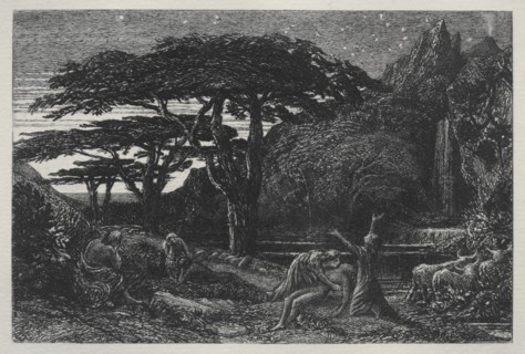 The Cypress Grove, 1883. Creator: Samuel Palmer (British, 1805-1881).