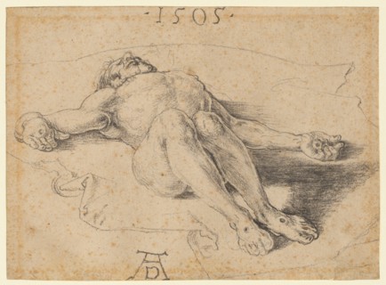 The Dead Christ, 1505. Creator: Albrecht Dürer (German, 1471-1528).