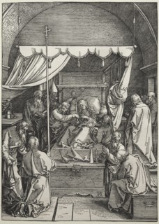 The Death of the Virgin, 1510. Creator: Albrecht Dürer (German, 1471-1528).