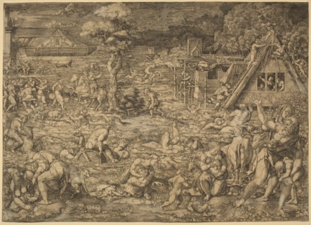 The Deluge. Creator: Dirk Vellert (Netherlandish, 1480/85-1547).