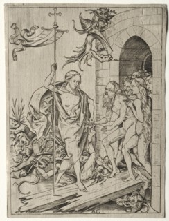 The Descent into Limbo, 1400s. Creator: Unknown.
