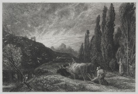 The Early Plowman, before 1861. Creator: Samuel Palmer (British, 1805-1881).