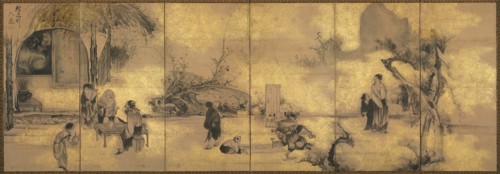 The Eight Immortals of the Wine Cup, later 1700s. Creator: Soga Shohaku (Japanese, 1730-1781).