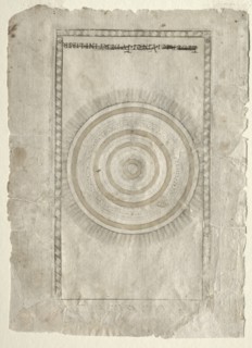 The Empyrean Sphere (from the Tarocchi, series A..., before 1467. Creator: Master of the E-Series Tarocchi (Italian, 15th century).