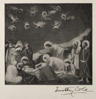 The Entombment, 1887. Creator: Timothy Cole (American, 1852-1931).