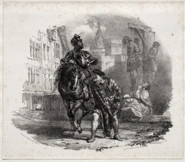 The Escape from Argyle Castle, 1826. Creator: Richard Parkes Bonington (British, 1802-1828).
