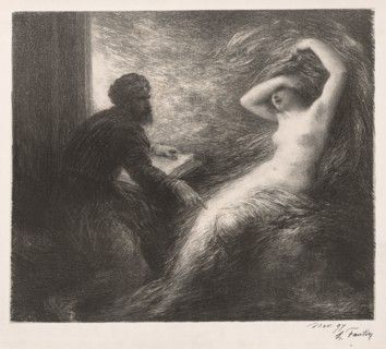 The Evocation of Kundry, 1898. Creator: Henri Fantin-Latour (French, 1836-1904).