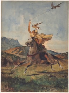 The Falconer. Creator: Eugène Fromentin (French, 1820-1876).