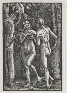The Fall and Redemption of Man: Adam and Eve Eating the Forbidden Fruit, c. 1513. Creator: Albrecht Altdorfer (German, c. 1480-1538).