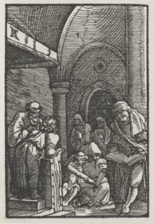 The Fall and Redemption of Man: Christ Disputing with the Doctors, c. 1515. Creator: Albrecht Altdorfer (German, c. 1480-1538).