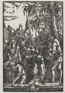 The Fall and Redemption of Man: Christ Nailed to the Cross, c. 1515. Creator: Albrecht Altdorfer (German, c. 1480-1538).