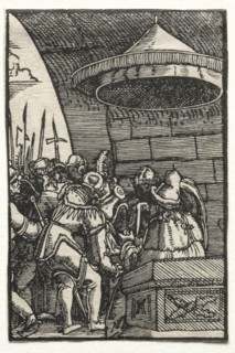The Fall and Redemption of Man: Pilate Washing His Hands, c. 1515. Creator: Albrecht Altdorfer (German, c. 1480-1538).