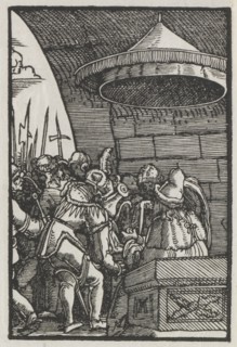 The Fall and Redemption of Man: Pilate Washing his Hands, c. 1515. Creator: Albrecht Altdorfer (German, c. 1480-1538).