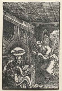 The Fall and Redemption of Man: The Annunciation, c. 1515. Creator: Albrecht Altdorfer (German, c. 1480-1538).