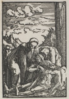 The Fall and Redemption of Man: The Lamentation beneath the Cross, c. 1515. Creator: Albrecht Altdorfer (German, c. 1480-1538).