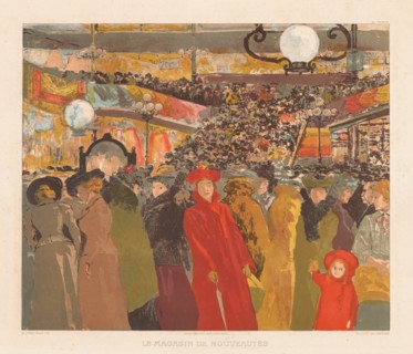 The Fancy Goods Store , 1902. Creator: Alexandre Lunois (French, 1863-1916); Ed. Sagot.