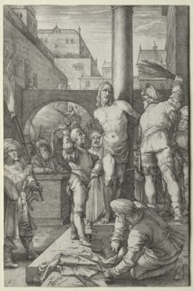 The Flagellation (from The Passion). Creator: Hendrick Goltzius (Dutch, 1558-1617).