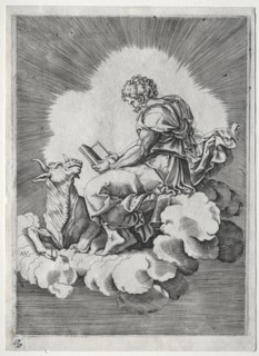 The Four Evangelists: St. Luke, c. 1518. Creator: Unknown.