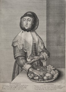 The Four Seasons: Autumn, 1641. Creator: Wenceslaus Hollar (Bohemian, 1607-1677).