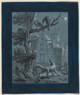 The Fox and the Turkey Hens: Illustration for the Fables of La Fontaine, 1733. Creator: Jean-Baptiste Oudry (French, 1686-1755).