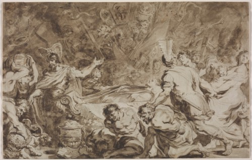 The Funeral of Decius Mus, 1774. Creator: Jean-Honoré Fragonard (French, 1732-1806).