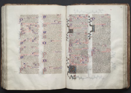 The Gotha Missal: Fol. 113r, Text, c. 1375. Creator: Master of the Boqueteaux (French); Workshop, and.