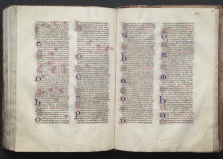 The Gotha Missal: Fol. 138r, Text, c. 1375. Creator: Master of the Boqueteaux (French); Workshop, and.
