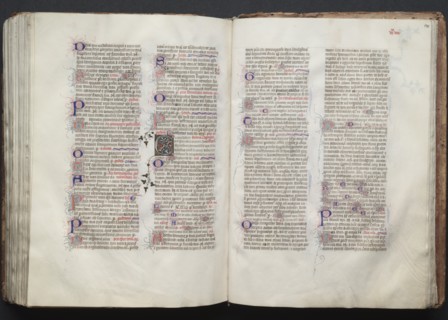 The Gotha Missal: Fol. 139v, Text, c. 1375. Creator: Master of the Boqueteaux (French); Workshop, and.