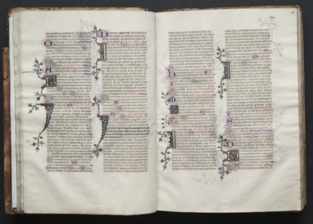 The Gotha Missal: Fol. 28r, Text, c. 1375. Creator: Master of the Boqueteaux (French); Workshop, and.