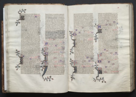 The Gotha Missal: Fol. 28v, Text, c. 1375. Creator: Master of the Boqueteaux (French); Workshop, and.