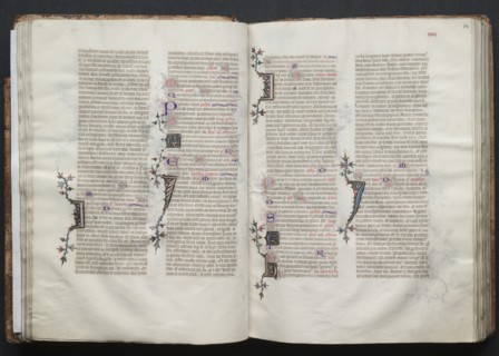The Gotha Missal: Fol. 33v, Text, c. 1375. Creator: Master of the Boqueteaux (French); Workshop, and.