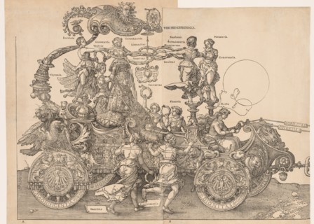 The Great Triumphal Car of Emperor Maximilian, 1523. Creator: Albrecht Dürer (German, 1471-1528).